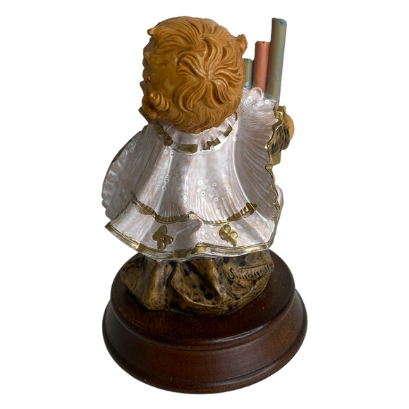 Musical RR Roman Christmas Holiday Caroler - Joy To The World - Picture 7 of 9